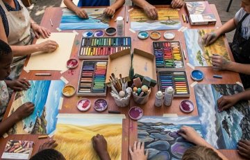 Atelier de dessin au pastel sec "Raviver le patrimoine"