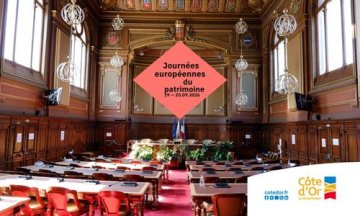 Visite guidée du bâtiment des Assemblées du Conseil départemental de la Côte-d'Or et de l'hôtel Esmonin de Dampierre