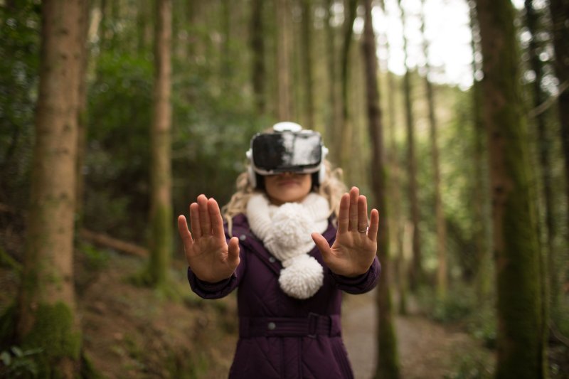 Photographie de paysages en réalité virtuelle