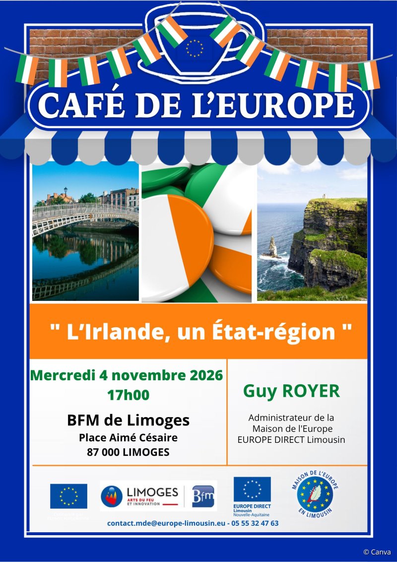 Café de l’Europe : « L’Irlande, un État-région  »