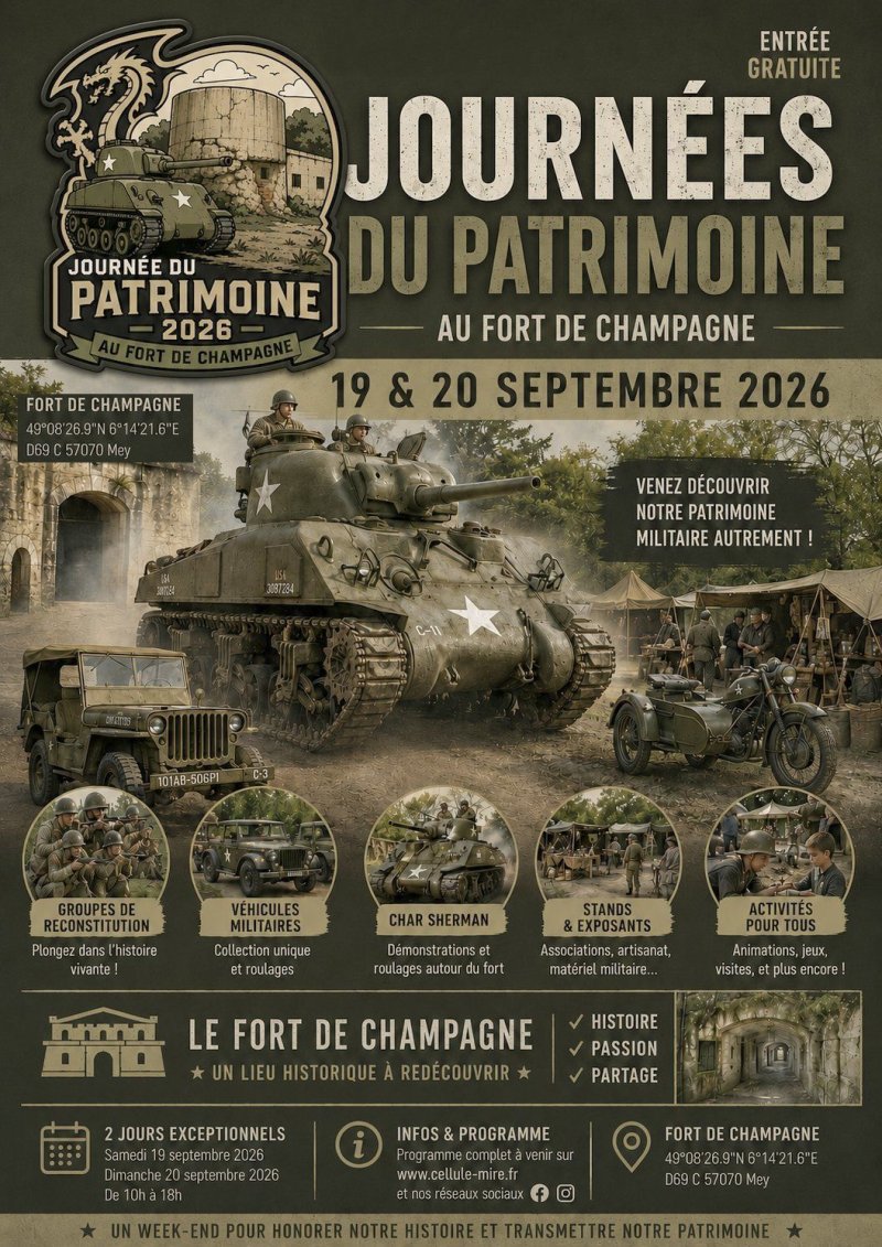 Découverte du Fort de Champagne à Mey