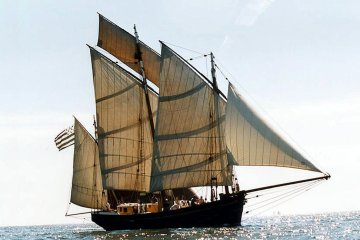 Balades à bord du Corentin, le Lougre de l’Odet