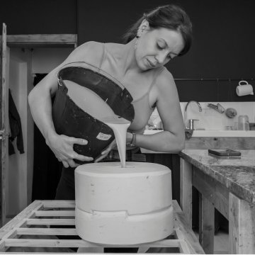 Visite-atelier adultes - Entre coulage et tessons : porcelaine recyclée - avec Gaële Design, céramiste