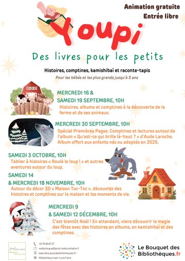 Youpi, des livres pour les petits !