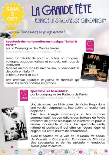 Médiathèques en folie! Spectacle « Safari à Paris »