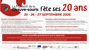Les 20 ans de la Maison de la chauve-souris