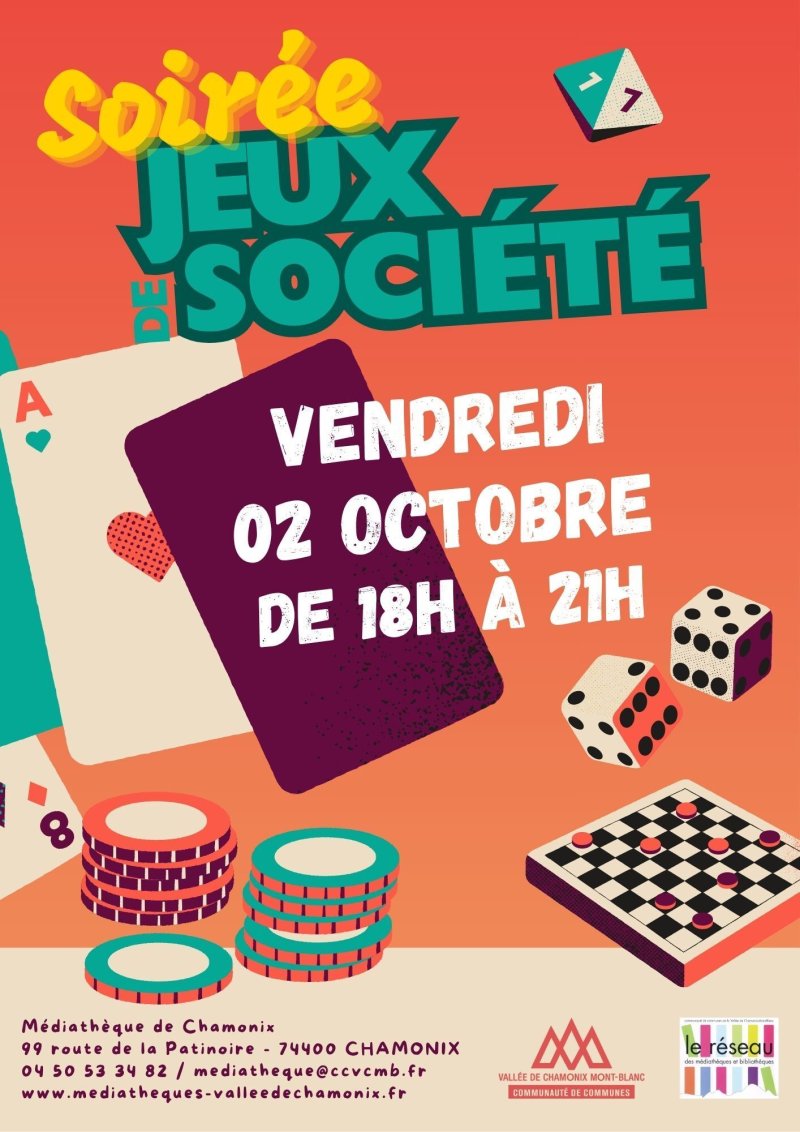 Soirée jeux de société