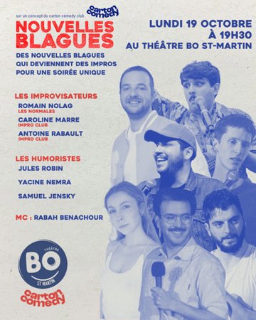 Nouvelles Blagues par Carton Comedy