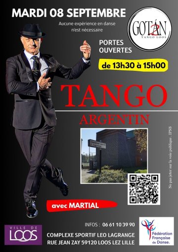 Portes Ouvertes Gratuit - Oser le Tango Argentin