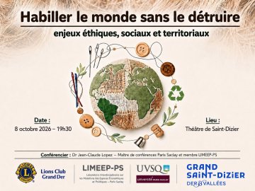 Conférence : Habiller le monde sans le détruire