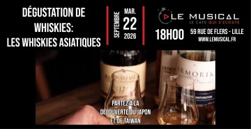 Dégustation de whiskies: Les asiatiques