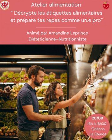 Atelier décryptage de ses étiquettes alimentaires et batch cooking