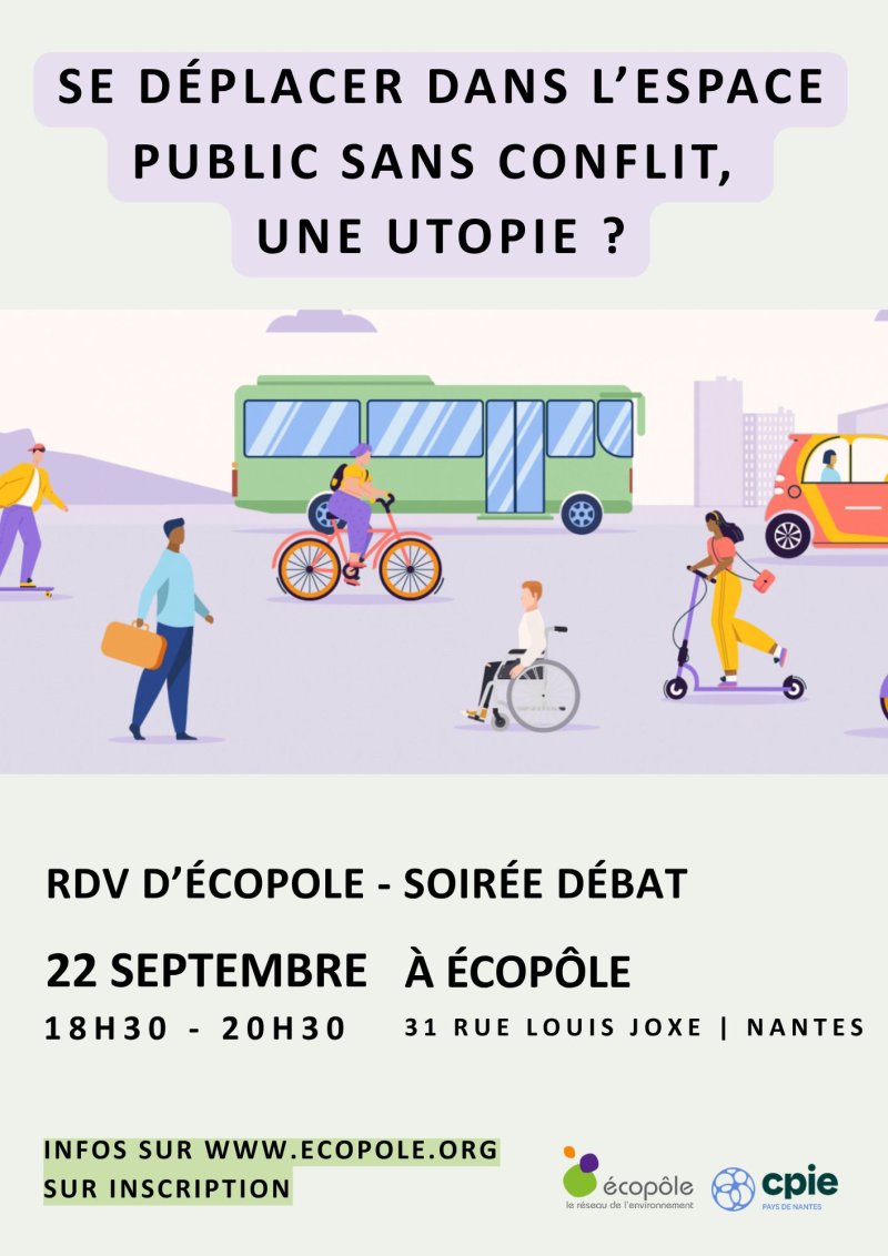 Soirée-débat : Se déplacer dans l’espace public sans conflit, une utopie ?