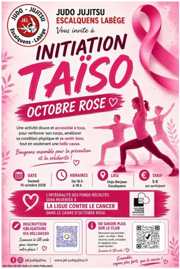 Initiation Taïso - Octobre rose
