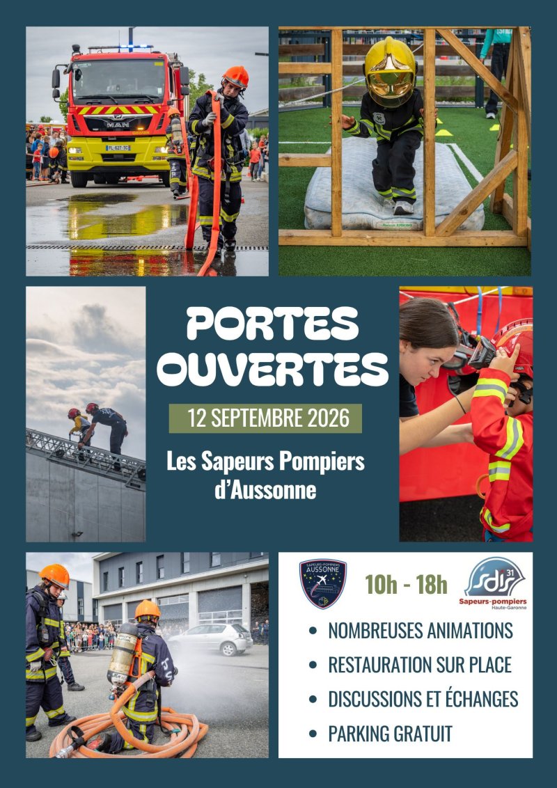 Portes ouvertes des Sapeurs Pompiers d’Aussonne