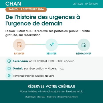 De l'histoire des urgences à l'urgence de demain - Découvrez le SAU-SMUR du Centre Hospitalier de l'Agglomération de Nevers