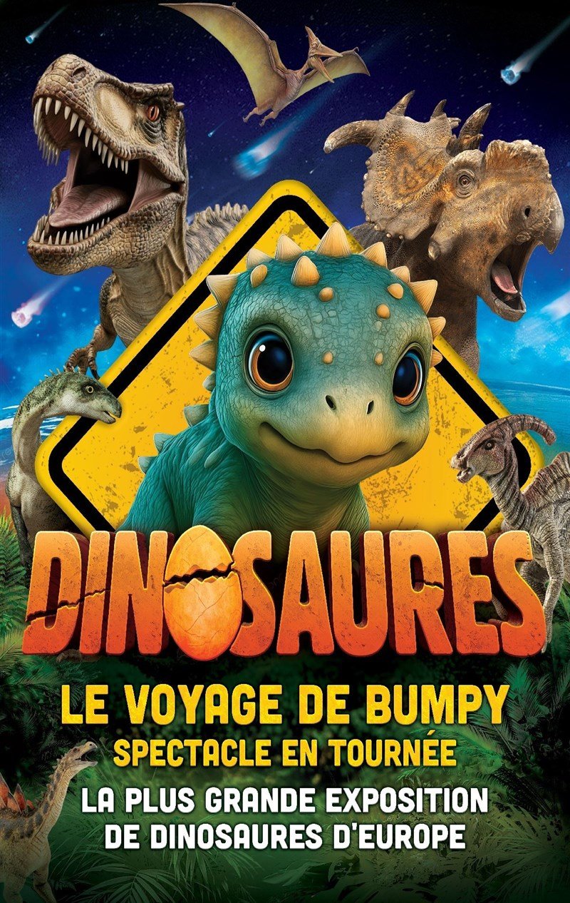 Dinosaures : Le voyage de Bumpy®, l'exposition-spectacle à Toulouse