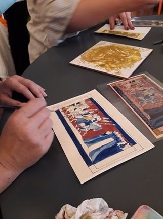 DÉMONSTRATION DE SAVOIR-FAIRE : ATELIER D’ENLUMINURE MÉDIÉVALE