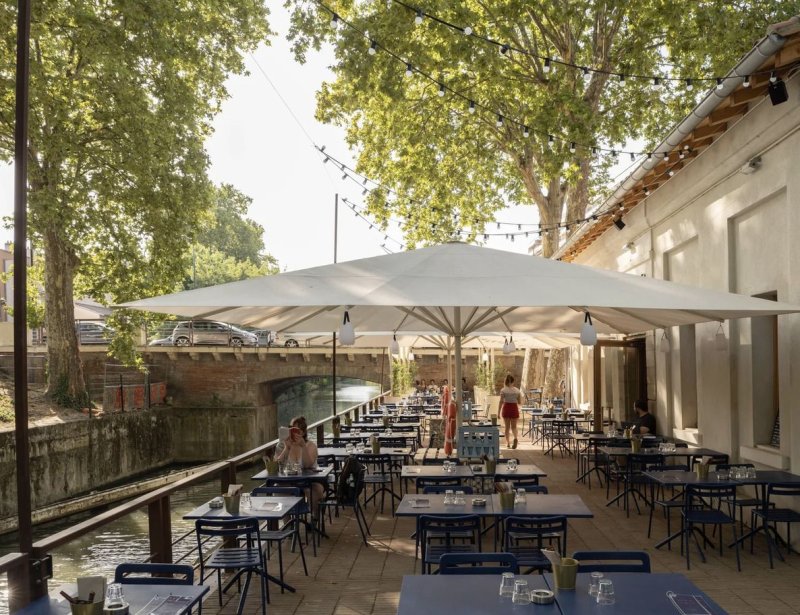Réhabilitation d'une maison éclusière en restaurant