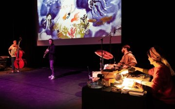 Concert dessiné Le voyage de Claude, Dès 7 ans au 38Riv Jazz