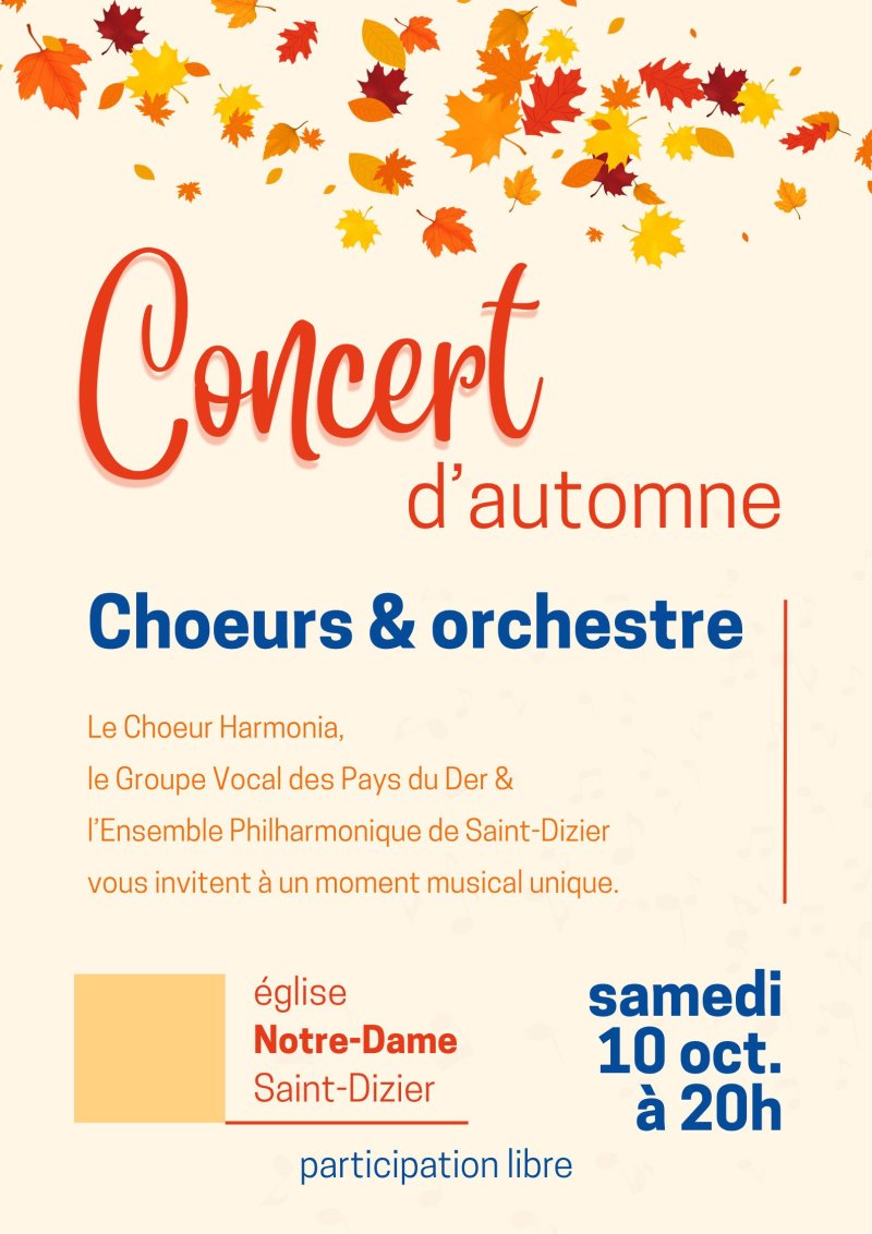 Concert d'automne : Chœurs et Orchestre