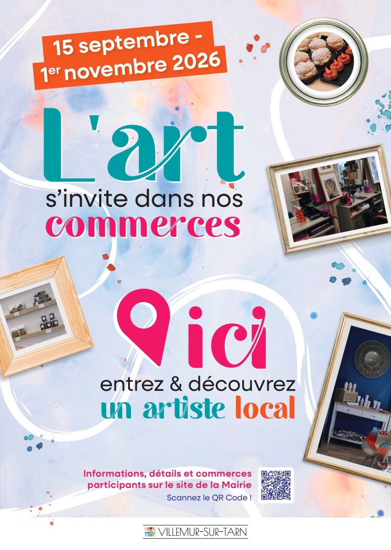 L'Art s'invite dans nos Commerces