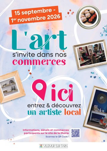 L'Art s'invite dans nos Commerces