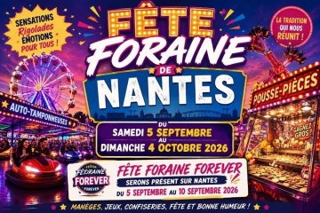 Fête foraine de Nantes 2026