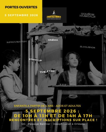 Portes Ouvertes Ecole de théâtre ZIGOTASTIQUES
