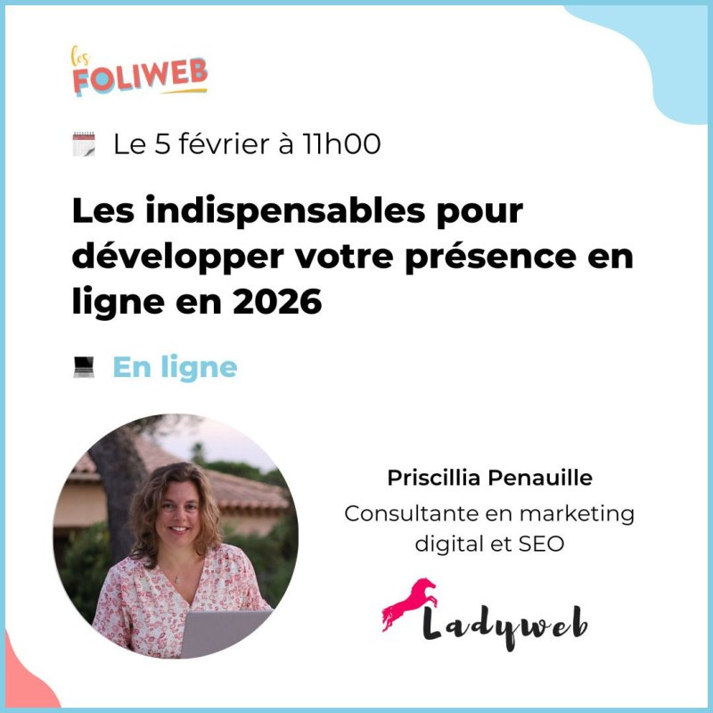 Les indispensables pour développer votre présence en ligne en 2026 (Les Foliweb)