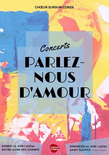 Concert “Parlez-nous d'amour”