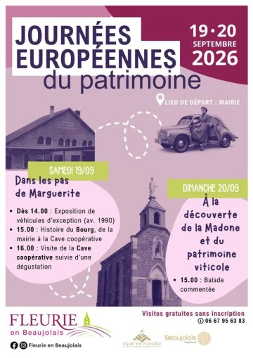 À la découverte du patrimoine de Fleurie en Beaujolais