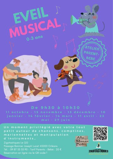 Atelier Parents Bébé - Eveil musical