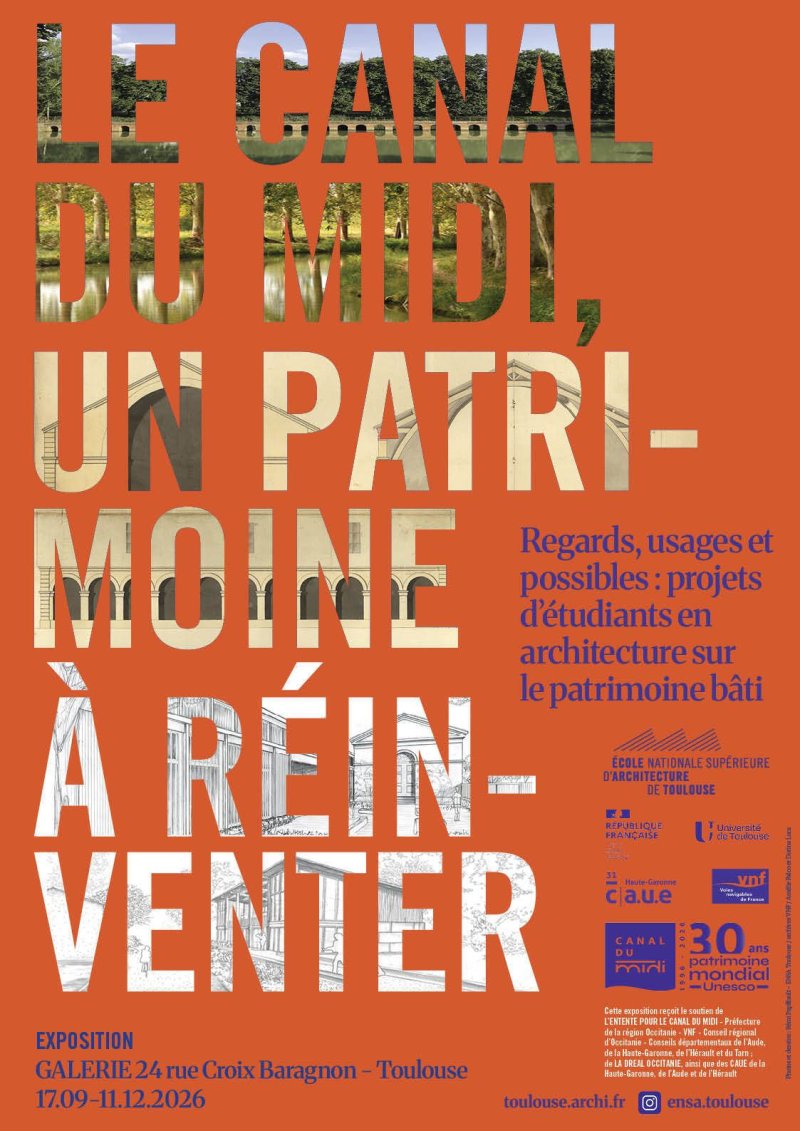 Exposition : Le canal du Midi, un patrimoine à réinventer