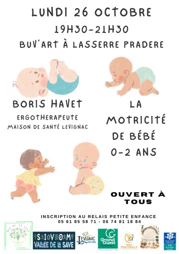 Conférence La motricité de bébé de 0 à 2 ans