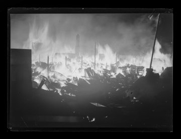 Quelques incendies d'usines à Petit-Quevilly