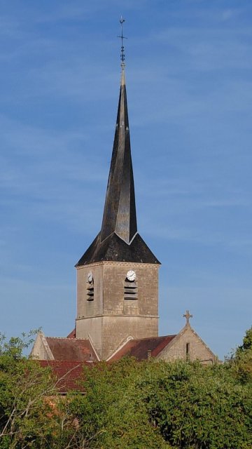 Visite commentée de l'église du 13ème siècle, son clocher tors, vitrail du 16ème avec son jugement dernier