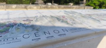 Inauguration de la table d'orientation du cimetière Saint-Romain