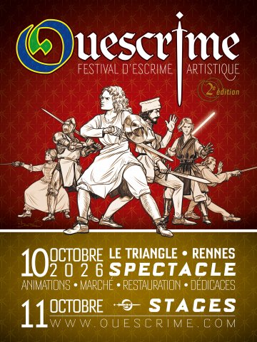 Ouescrime : festival d'escrime artistique - 2e édition - 10 & 11 octobre 2026