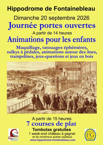 Journée porte ouverte à l'hippodrome de Fontainebleau