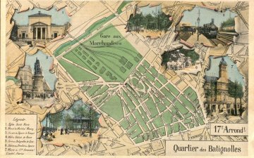 Visite du quartier des Batignolles avec l'association Histoire & Patrimoine Paris 17
