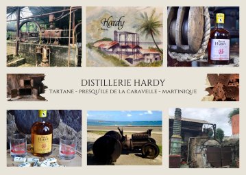 Visite de la Distillerie Hardy suite à sa restauration, sauvegarde des anciennes machines, et découverte de son roof top vue sur mer.
