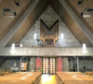 Exposition dans l'église de Caudan