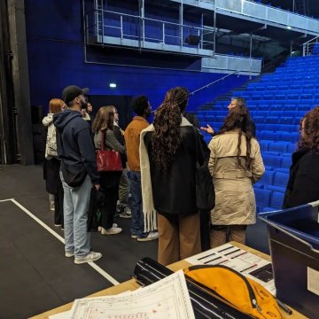 Visite du théâtre d'Orléans