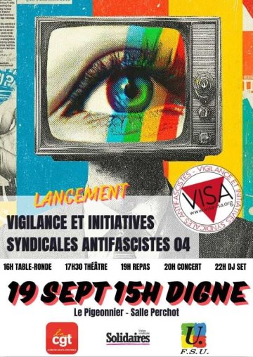 Journée d'action antifasciste : table ronde, pièce de théâtre, concert
