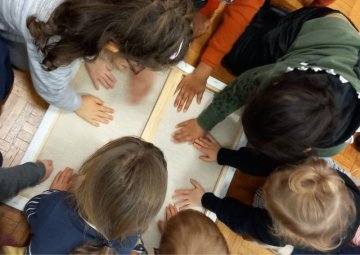 Visite tout-petits : Formes et matières