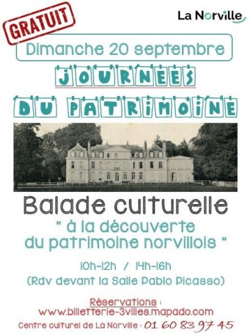 Balade Culturelle : "à la découverte du patrimoine norvillois"