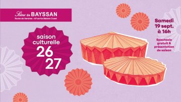 Présentation de la saison culturelle 26/27