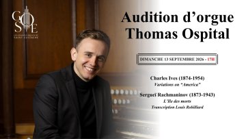 Audition d'orgue de Thomas Ospital
