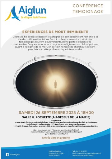 CONFERENCE EXPERIENCE DE MORT IMMINENTE